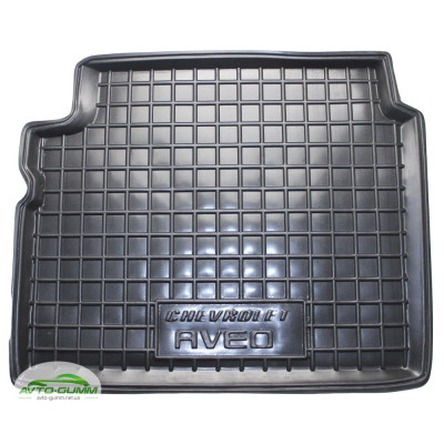 Килимки в салон для Chevrolet Aveo T250 ( 2006 - 2011 ) поліуретановий (AVTO-Gumm)