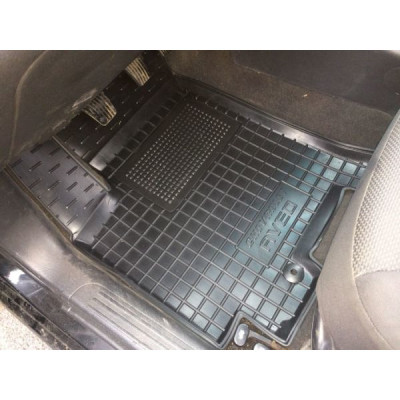 Коврик в салон водительский для Chevrolet Aveo T250 ( 2006 - 2011 ) резиновый (AVTO-Gumm)