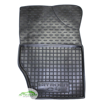 Коврики в салон, водительский + пассажир для Citroen C4 ( 2010 - ) полиуретан (AVTO-Gumm)