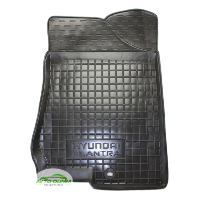 Коврики в салон, водительский + пассажир для Hyundai Elantra ( 2006 - 2010 ) полиуретан (AVTO-Gumm)