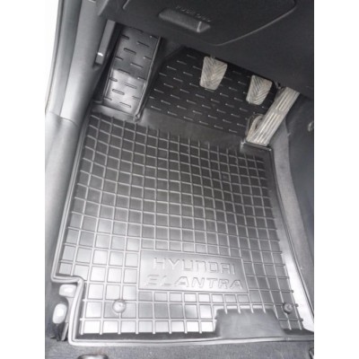 Коврик в салон водительский для Hyundai Elantra ( 2014 - 2015 ) полиуретан ( Avto-Gumm ) Коврик в салон водительский для Hyundai Elantra ( 2014 - 2015 ) полиуретан ( Avto-Gumm )