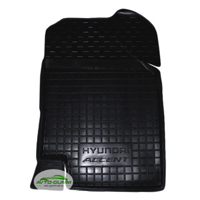 Килимки в салон для Hyundai Accent (2006-2010) поліуретановий (AVTO-Gumm)