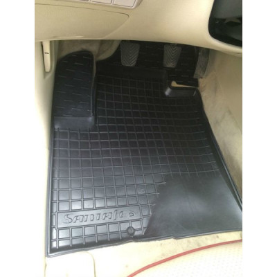 Коврики в салон для Hyundai Santa-Fe ( 2006 - 2010 ) (5мест) полиуретан (AVTO-Gumm)