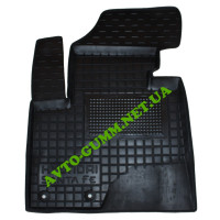 Коврик в салон водительский для Hyundai Santa-Fe ( 2010 - 2012 ) (5мест) резиновый (AVTO-Gumm)