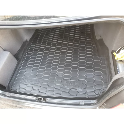 Килимок у багажник для авто BMW 5 E39 (1996–2003) Седан (з підсилювачем), гумовий (AVTO-Gumm)