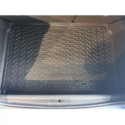 Килимок у багажник для авто Opel Corsa F (2020 >) (5 дверей, хетчбек), поліуретановий (AVTO-Gumm)