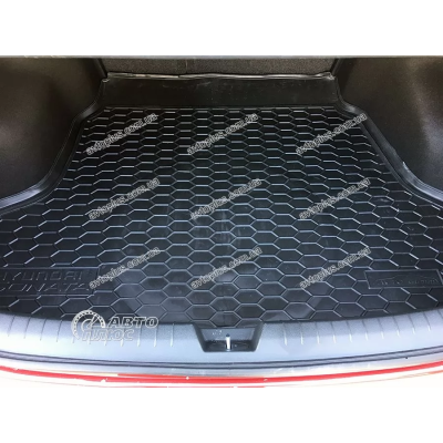 Килимок у багажник для авто Hyundai Sonata (2016>) USA (крім комплектації Sport), поліуретановий (AVTO-Gumm) Килимок у багажник для авто Hyundai Sonata (2016>) USA (крім комплектації Sport), поліуретановий (AVTO-Gumm)
