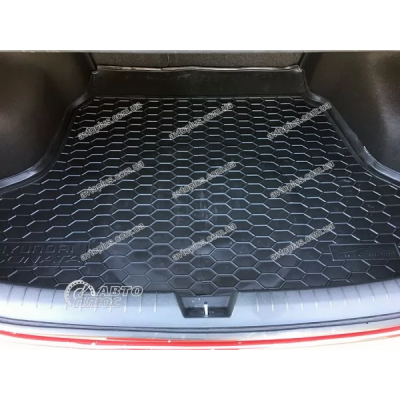 Килимок у багажник для авто Hyundai Sonata (2016>) USA (крім комплектації Sport), поліуретановий (AVTO-Gumm) Килимок у багажник для авто Hyundai Sonata (2016>) USA (крім комплектації Sport), поліуретановий (AVTO-Gumm)