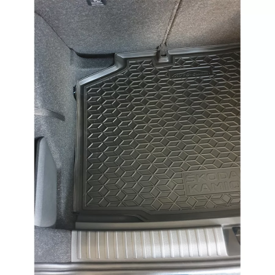 Килимок у багажник для авто Skoda Kamiq, поліуретановий (AVTO-Gumm)