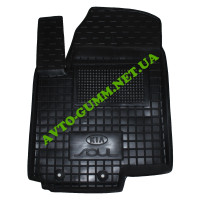 Коврик в салон водительский для KIA Soul ( 2009 - 2013 ), резиновый (AVTO-Gumm)