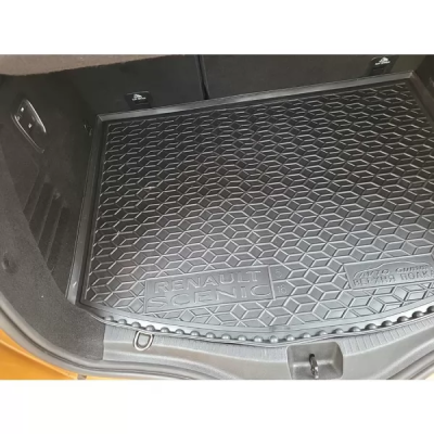 Килимок у багажник для авто Renault Scenic IV (2016>) (верхня полиця) 5 місць, поліуретановий (AVTO-Gumm)