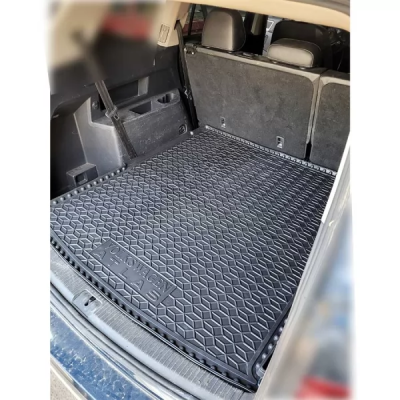 Коврик в багажник для авто Volkswagen Atlas (2016-2020) (7 мест) (полноразмер.)▬ полиуретан ( AVTO-Gumm )