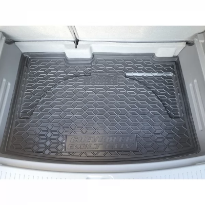Килим багажника для авто Chevrolet Bolt Euv 2022&gt нижняя полка c сабвуфером поліуретан ( AVTO-Gumm )