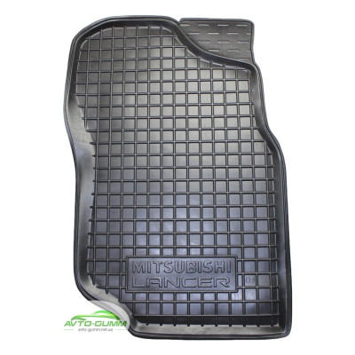 Коврики в салон, водительский + пассажир для Mitsubishi Lancer ( 2004 - 2009 ) полиуретан (AVTO-Gumm)