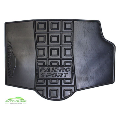 Килимки в салон для Mitsubishi Pajero Sport ( 2008 - 2016 ) поліуретан (AVTO-Gumm)