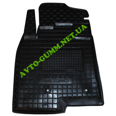 Коврики в салон, водительский + пассажир для Mitsubishi Pajero Wagon lV ( 2007 - ) полиуретан (AVTO-Gumm)