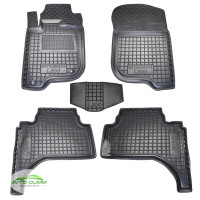 Коврики в салон для Mitsubishi L 200 ( 2005 - 2013 ) полиуретан (AVTO-Gumm)