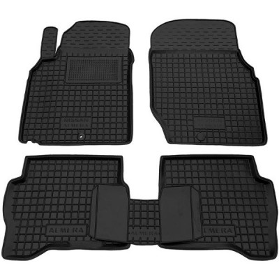Коврики в салон для Nissan Almera ( 2006 - 2013 ) полиуретан (AVTO-Gumm)