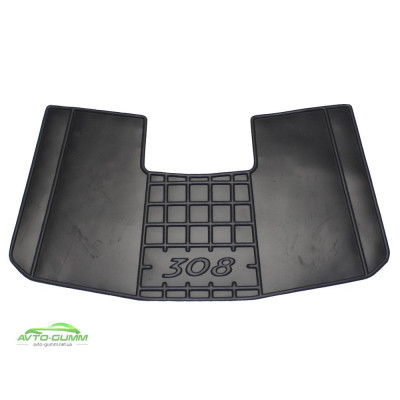 Коврики в салон, водительский + пассажир для Peugeot 308 ( 2008 - 2013 ) полиуретан (AVTO-Gumm)