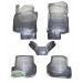 Коврики в салон для Skoda Octavia A5 ( 2005 - 2013 ) полиуретан (AVTO-Gumm)