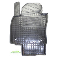 Коврик в салон водительский для Skoda Octavia A5 ( 2005 - 2013 ) полиуретан (AVTO-Gumm)