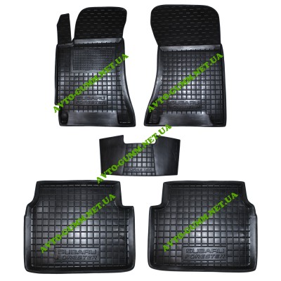 Коврики в салон для Subaru Forester ( 2003 - 2008 ) полиуретан (AVTO-Gumm)