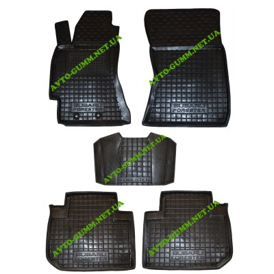 Коврики в салон для Subaru Forester ( 2008 - 2012 ) полиуретан (AVTO-Gumm)