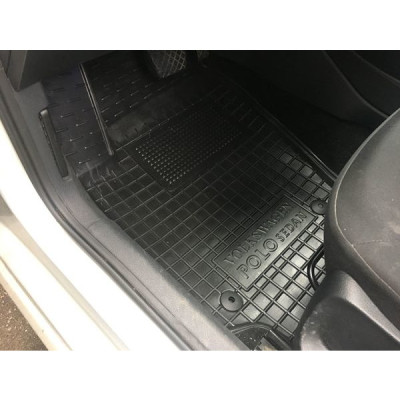 Коврики в салон для Volkswagen Polo sedan  ( 2010 - ) полиуретан (AVTO-Gumm)
