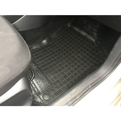 Коврики в салон для Volkswagen Polo sedan  ( 2010 - ) полиуретан (AVTO-Gumm)