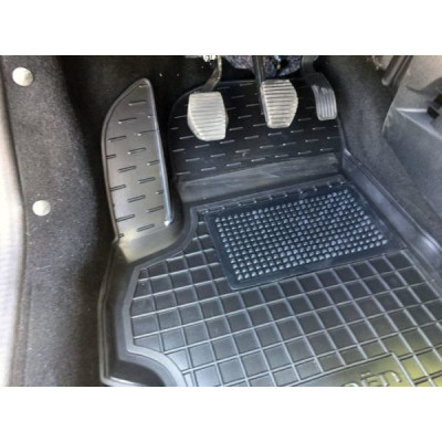 Коврик в салон водительский для Citroen C-Elysee ( 2012 - ) резиновый (AVTO-Gumm)