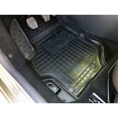 Коврик в салон водительский для Citroen C-Elysee ( 2012 - ) резиновый (AVTO-Gumm)