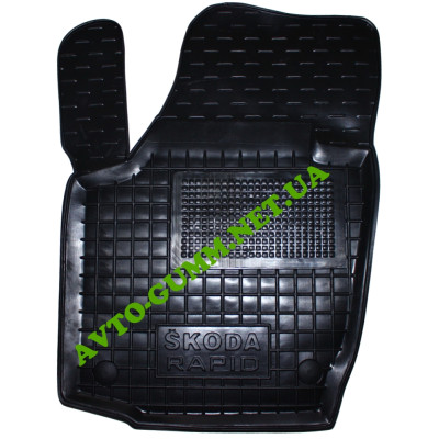 Коврики в салон для Skoda Rapid ( 2013 - ) полиуретан (AVTO-Gumm)