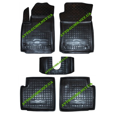 Коврики в салон для Fiat 500 ( 2008 - ) полиуретан (AVTO-Gumm)