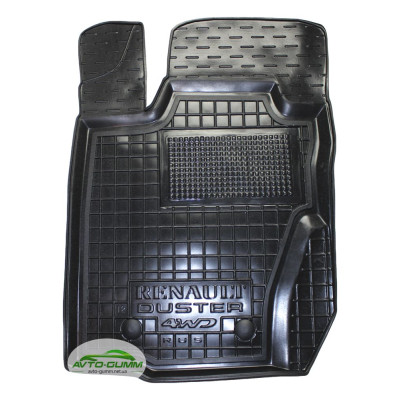 Килимок в салон, водія для Renault Duster 4WD ( 2010 - 2014 ) (росс. сборка) поліуретановий (AVTO-Gumm)