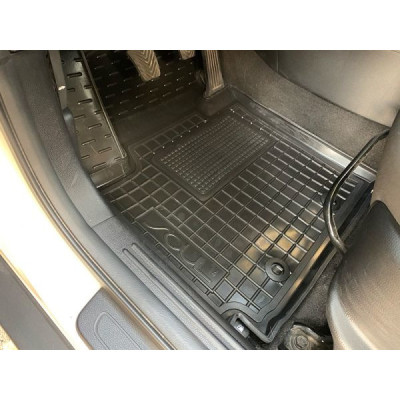 Коврик в салон водительский для KIA Soul (2014-), резиновый (AVTO-Gumm)