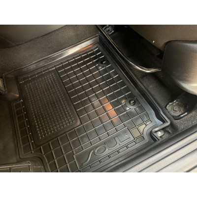 Коврик в салон водительский для KIA Soul (2014-), резиновый (AVTO-Gumm)