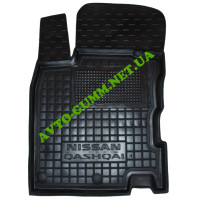 Килимок в салон, водія для Nissan Qashqai ( 2014-), поліуретановий (AVTO-Gumm)