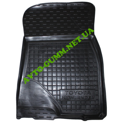 Килимки в салон для Toyota Highlander ( 2014 - 2020 ) поліуретан (AVTO-Gumm)