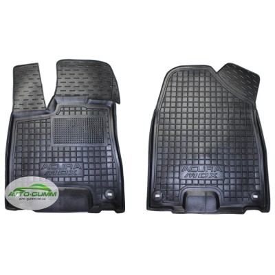 Коврики в салон, водительский + пассажир для Acura MDX ( 2014 - ) полиуретан ( Avto-Gumm )