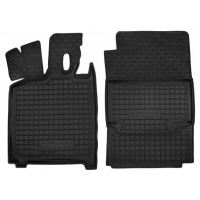 Коврики в салон для Smart 451 ( 2006 - 2008 ) Fortwo, полиуретан (AVTO-Gumm)