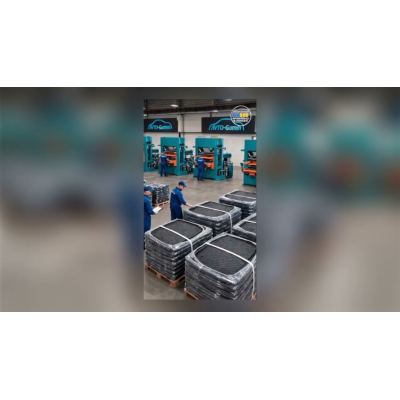 Коврики в салон для Ford Transit Courier 1+1 ( 2014 - ) полиуретан ( Avto-Gumm )