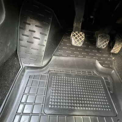 Коврики в салон, водительский + пассажир для Skoda Fabia III ( 2015 - ) полиуретан ( Avto-Gumm )