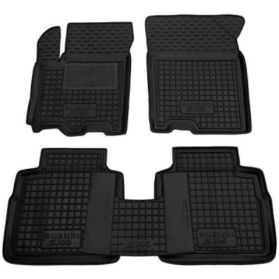 Коврики в салон для Suzuki SX-4 ( 2013 - ) полиуретан ( Avto-Gumm ) Коврики в салон для Suzuki SX-4 ( 2013 - ) полиуретан ( Avto-Gumm )