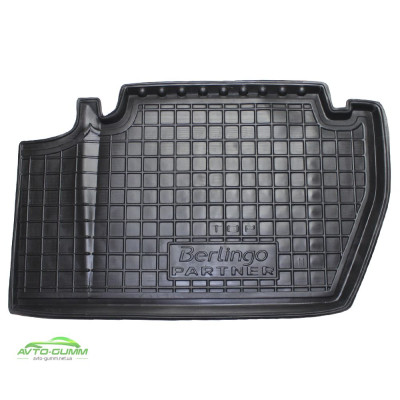 Коврики в салон для Peugeot Partner (2010-) TOP (с подлокотником) полиуретан ( Avto-Gumm )