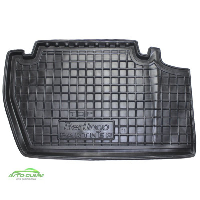 Коврики в салон для Peugeot Partner (2010-) TOP (с подлокотником) полиуретан ( Avto-Gumm )