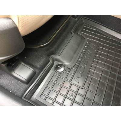 Килимки в салон, водійський + пасажирський для Hyundai Tucson ( 2015 - ) поліуретан ( Avto-Gumm )