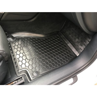 Коврики в салон, водительский + пассажир для Audi A6 ( C7 ) ( 2014 - ) ( полиуретан ) ( Avto-Gumm )