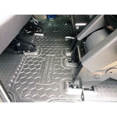 Коврики в салон для Volkswagen T 5 ( 2010 - 2015 ) Caravelle TOP (3-й ряд) (c печкой) полиуретан ( Avto-Gumm )