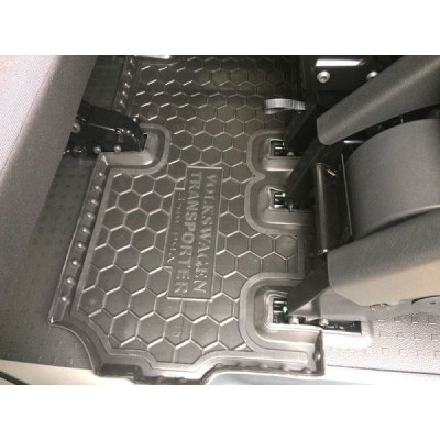 Коврики в салон для Volkswagen T 5 ( 2010 - 2015 ) Caravelle TOP (3-й ряд) (c печкой) полиуретан ( Avto-Gumm )