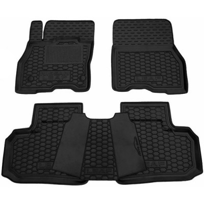 Коврики в салон для Nissan Leaf ( 2010 - 2017 ) полиуретан ( Avto-Gumm )